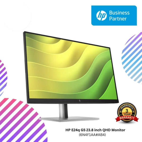 HP E24q G5 23.8 inch QHD Monitor (6N4F1AA#AB4)