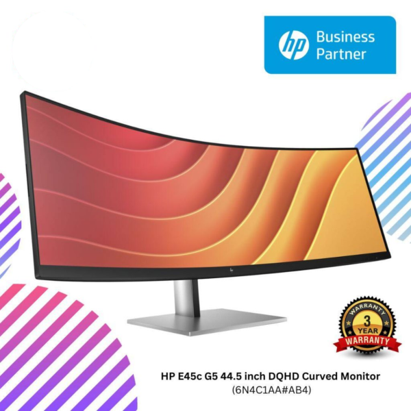 HP E45c G5 44.5 inch DQHD Curved Monitor  (6N4C1AA#AB4)