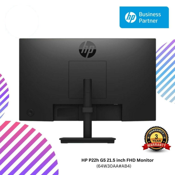 HP P22h G5 21.5 inch FHD Monitor (64W30AA#AB4)