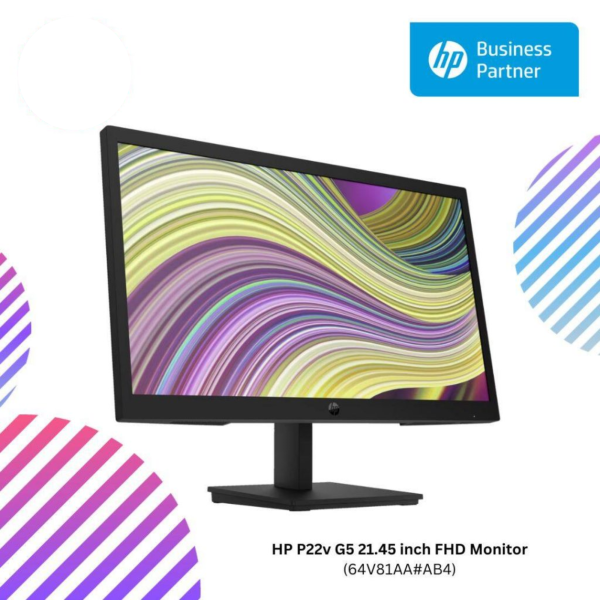 HP P22v G5 21.45 inch FHD Monitor (64V81AA#AB4)