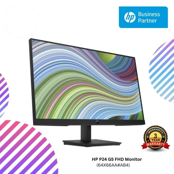 HP P24 G5 FHD Monitor (64X66AA#AB4)