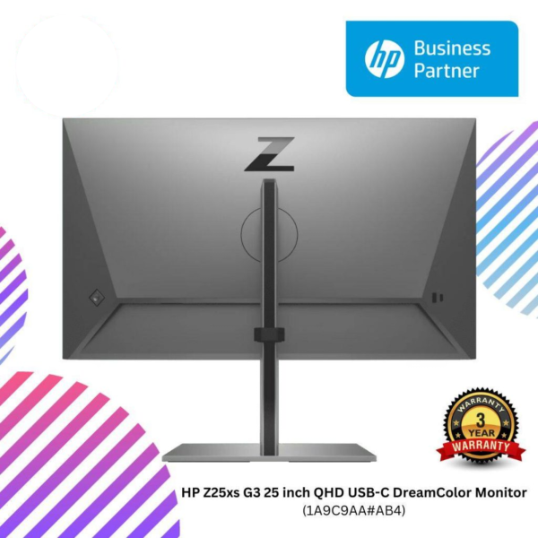 HP Z25xs G3 25 inch QHD USB-C DreamColor Monitor (1A9C9AA#AB4)