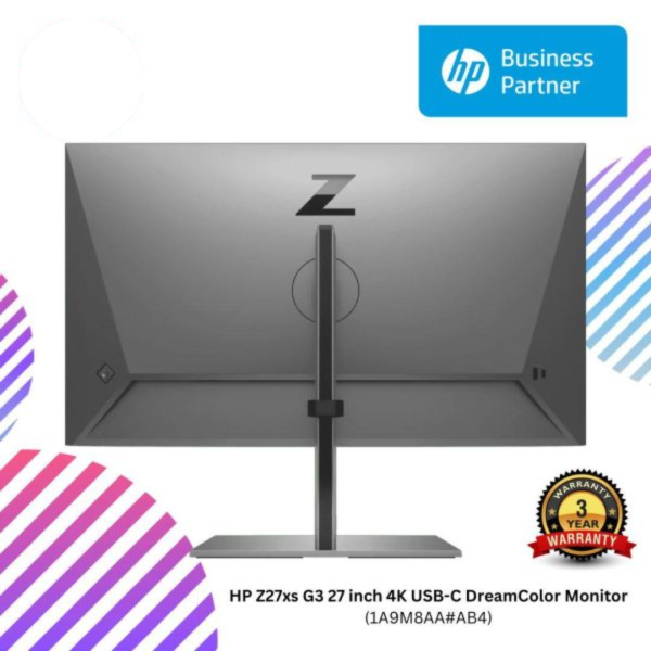 HP Z27xs G3 27 inch 4K USB-C DreamColor Monitor (1A9M8AA#AB4)