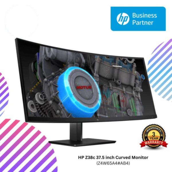 HP Z38c 37.5 inch Curved Monitor (Z4W65A4#AB4)