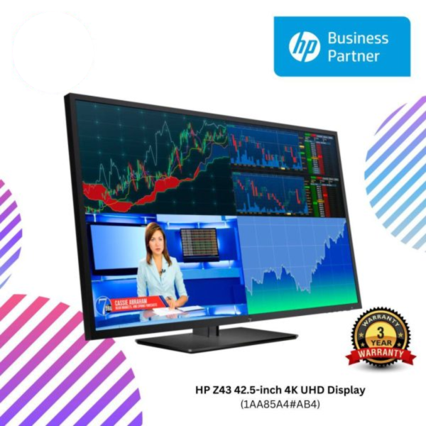 HP Z43 42.5-inch 4K UHD Display (1AA85A4#AB4)