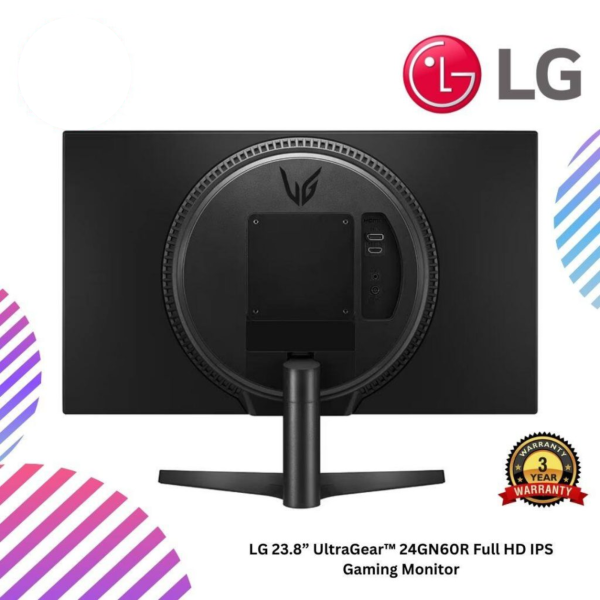 LG 23.8” UltraGear™ 24GN60R Full HD IPS Gaming Monitor