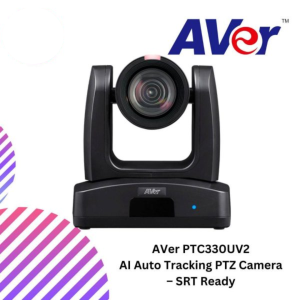 AVer PTC330UV2 AI Auto Tracking PTZ Camera – SRT Ready