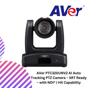 AVer PTC320UNV2 AI Auto Tracking PTZ Camera – SRT Ready – with NDI® | HX Capability
