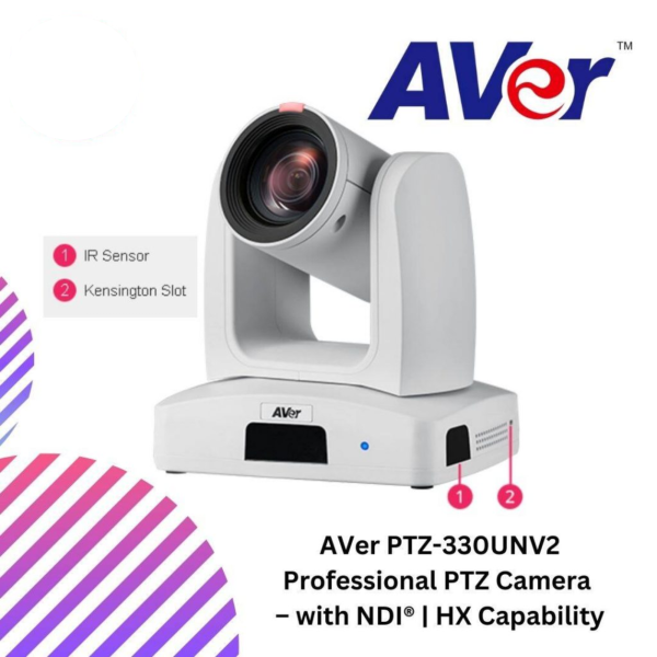 AVer PTZ-330UNV2 Professional PTZ Camera – with NDI® | HX Capability