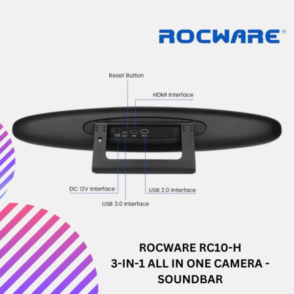 ROCWARE RC10-H 3-IN-1 ALL IN ONE CAMERA - SOUNDBAR