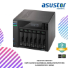 ASUSTOR AS6706T 6BAY/2.0GHZ QC/8GB/2x2.5GBE/1HDMI/4NVME (LOCKERSTOR 6 GEN2)