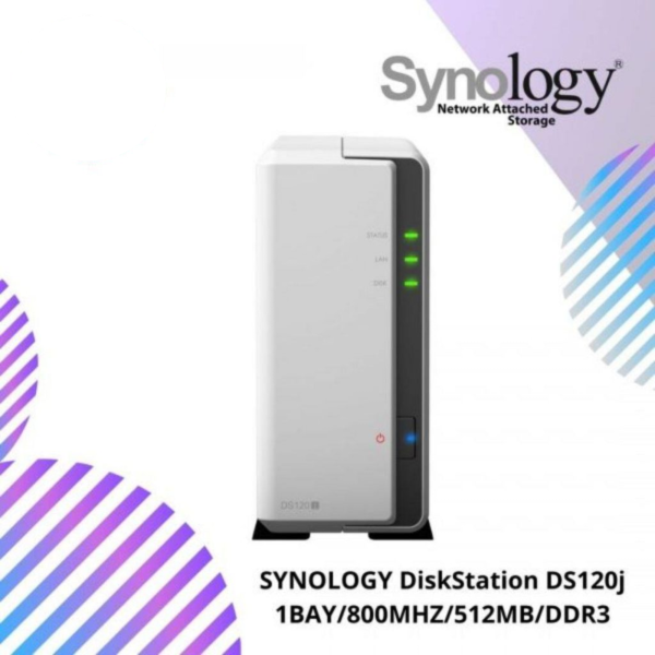 SHOPEELAZADA-2024-12-30T142645.387.png SYNOLOGY DiskStation DS120j 1BAY/800MHZ/512MB/DDR3