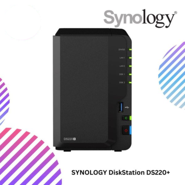SYNOLOGY DiskStation DS220+ 2BAY/INTEL/2GHZ-DC/2GB/2GLAN