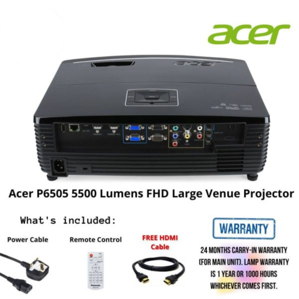 Acer P6505 5500 Lumens FHD Large Venue Projector