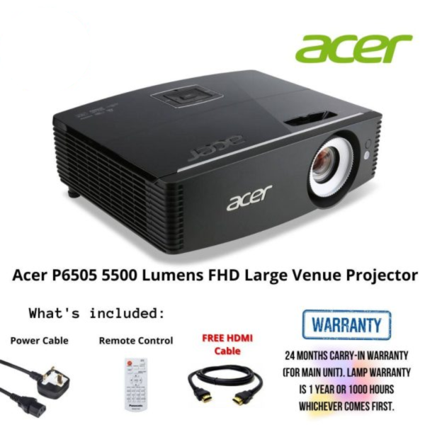 Acer P6505 5500 Lumens FHD Large Venue Projector
