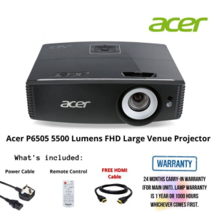 Acer P6505 5500 Lumens FHD Large Venue Projector