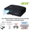 Acer PREDATOR GD711 4000 LED Lumens 4K UHD Home Cinema Gaming Projector