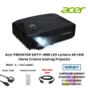 Acer PREDATOR GD711 4000 LED Lumens 4K UHD Home Cinema Gaming Projector