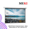 MEKI EZ Electric Projection Screen – Matte White Surface 72" x 96" (120"D) (6' x 8')