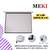 MEKI EZ Electric Projection Screen – Matte White Surface 72" x 96" (120"D) (6' x 8')
