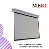MEKI EZ Manual Wall Screen – Matt White 84" x 84" (7’ x 7’)