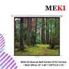 MEKI EZ Manual Wall Screen NTSC Format – Matt White 72" x 96" (120”D) (6' x 8')