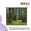 MEKI EZ Manual Wall Screen NTSC Format – Matt White 90" x 120" (150”D) (7.6' x 10')