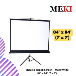 MEKI EZ Tripod Screen – Matt White 84" x 84" (7’ x 7’) (Copy)