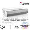 Optoma CinemaX D2+ 3000 Lumens Smart 4K UHD HDR Laser Short Throw Projector