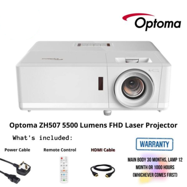 Optoma ZH507 5500 Lumens FHD Laser Projector