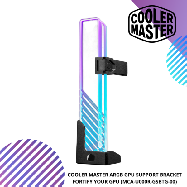 COOLER MASTER ARGB GPU Support Bracket (MCA-U000R-GSBTG-00)