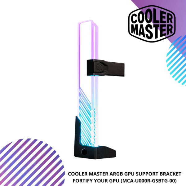 COOLER MASTER ARGB GPU Support Bracket (MCA-U000R-GSBTG-00)