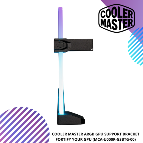 COOLER MASTER ARGB GPU Support Bracket (MCA-U000R-GSBTG-00)