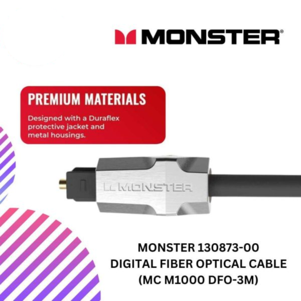 SHOPEELAZADA-2024-12-31T124851.292.png MONSTER 130873-00 Digital Fiber Optical Cable (MC M1000 DFO-3M)