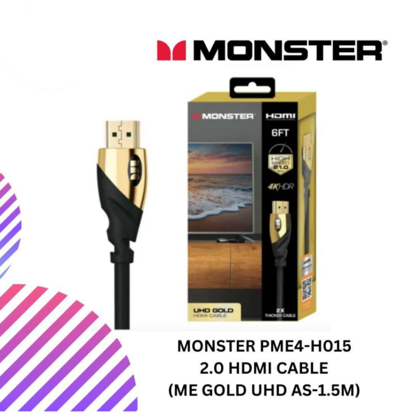 MONSTER PME4-H015 2.0 HDMI cable (ME Gold UHD AS-1.5M)