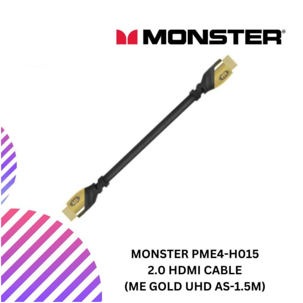 MONSTER PME4-H015 2.0 HDMI cable (ME Gold UHD AS-1.5M)