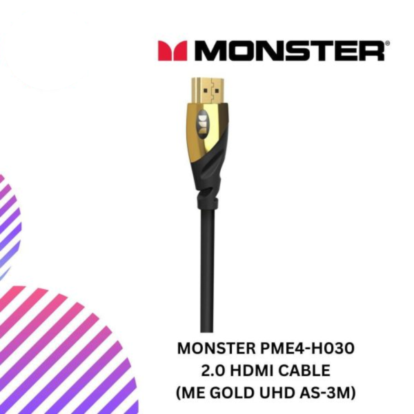 MONSTER PME4-H030 2.0 HDMI cable (ME Gold UHD AS-3M)