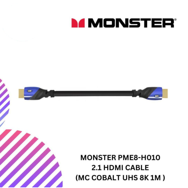 MONSTER PME8-H010 2.1 HDMI cable (MC COBALT UHS 8K 1M )