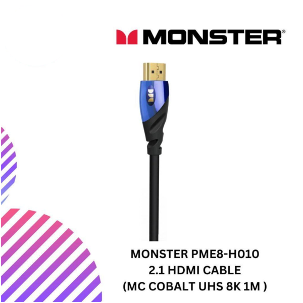 MONSTER PME8-H010 2.1 HDMI cable (MC COBALT UHS 8K 1M )