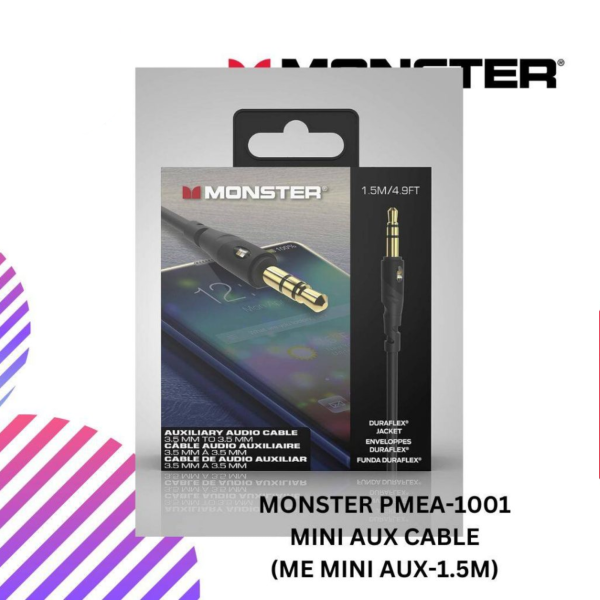 MONSTER PMEA-1001 MINI AUX Cable (ME MINI AUX-1.5M)