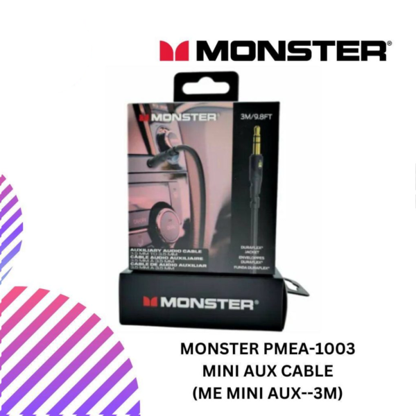 MONSTER PMEA-1003 MINI AUX Cable (ME MINI AUX--3M)