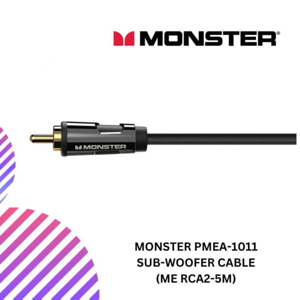 MONSTER PMEA-1011 Sub-woofer cable (ME RCA2-5M)