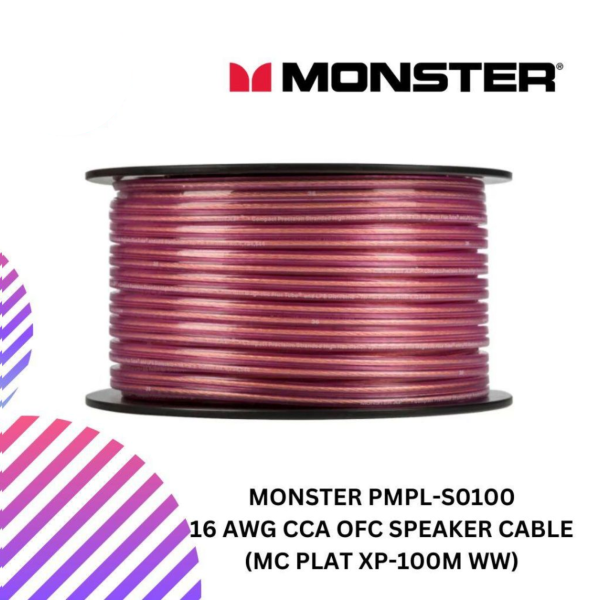 MONSTER PMPL-S0100 16 AWG CCA OFC speaker cable (MC Plat XP-100M WW)