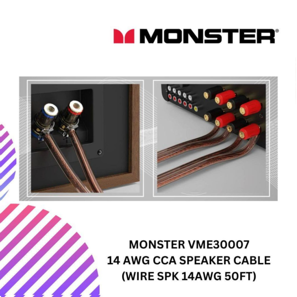 SHOPEELAZADA-2024-12-31T151455.907.png MONSTER VME30007 14 AWG CCA speaker cable (WIRE SPK 14AWG 50FT)