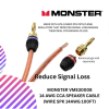 MONSTER VME30008 14 AWG CCA speaker cable (WIRE SPK 14AWG 100FT)