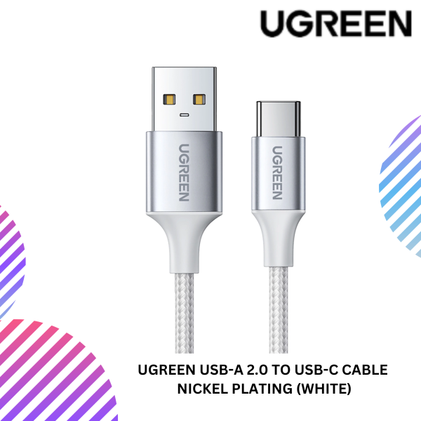 UGREEN USB-A 2.0 TO USB-C CABLE NICKEL PLATING
