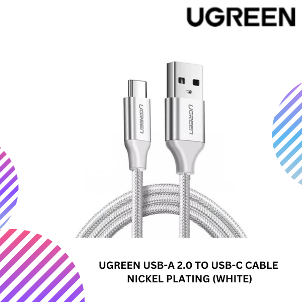 UGREEN USB-A 2.0 TO USB-C CABLE NICKEL PLATING