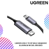 UGREEN USB-C TO DP MALE 16K@30HZ ALUMINUM NICKEL BRAIDED