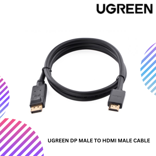 UGREEN DP MALE TO HDMI MALE CABLE