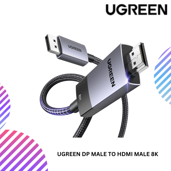UGREEN DP MALE TO HDMI MALE 8K